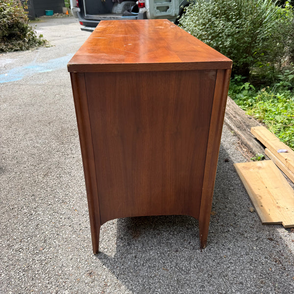 Kent Coffey Perspecta Mid-Century Modern Walnut Six-Drawer Dresser