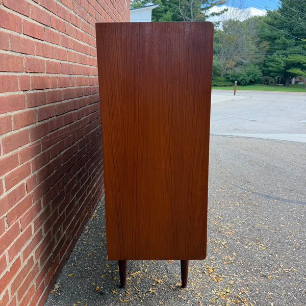 1960s Johannes Andersen Danish Modern Teak Highboard Cabinet