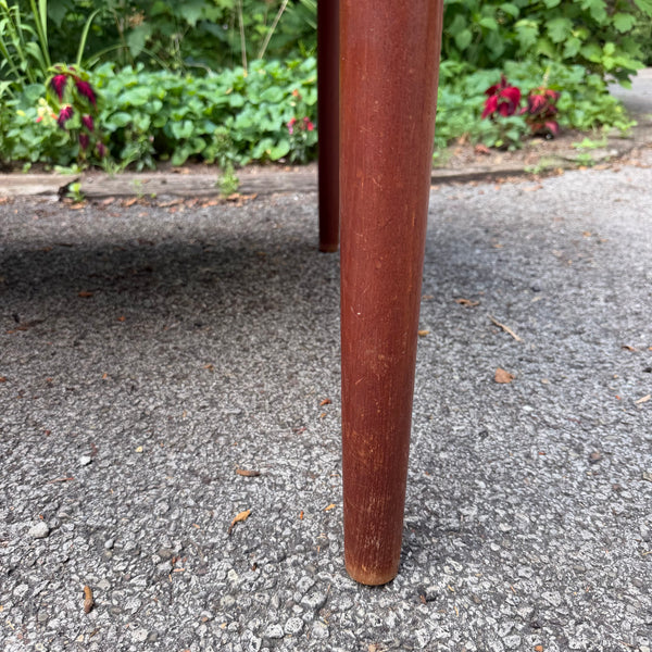 Mid-Century Modern Danish Draw-Leaf Teak Dining Table