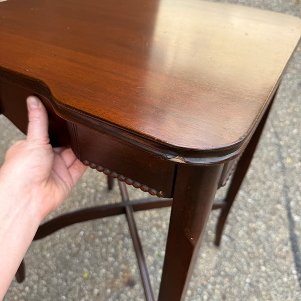 Pair of Edwardian Style Mahogany Ocassional Side Tables