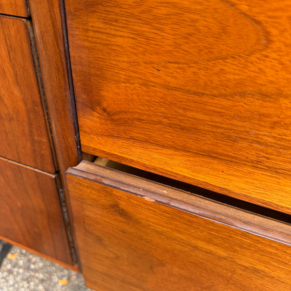 Kipp Stewart for Drexel “Declaration” Walnut Lowboy Dresser