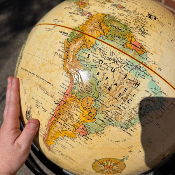 Replogle World Classics Series 16” Diameter World Globe on Metal Stand