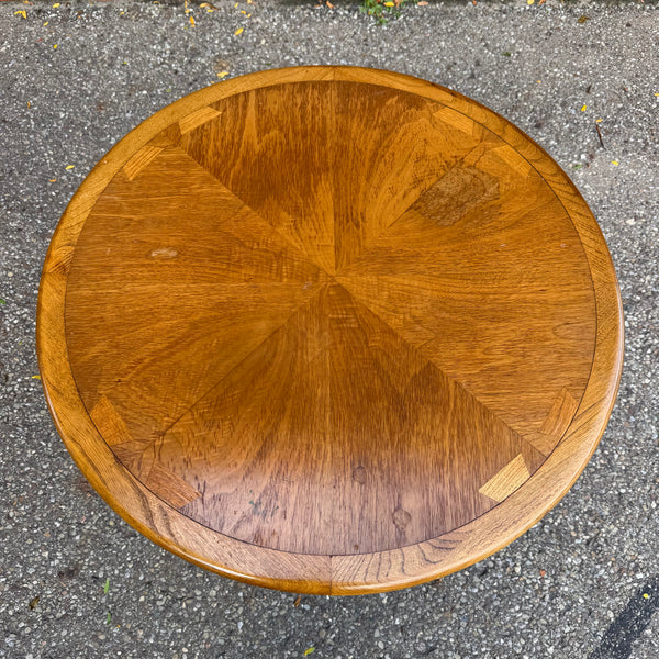 Lane Acclaim Round Side Table by Andre Bus Mid Century Modern