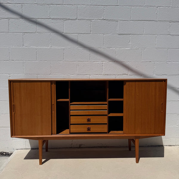 Teak Danish Modern Sideboard by Omann Jun