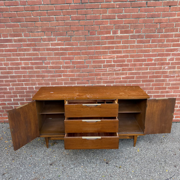 1960s Kent Coffey Tableau Mid-Century Modern Walnut Credenza