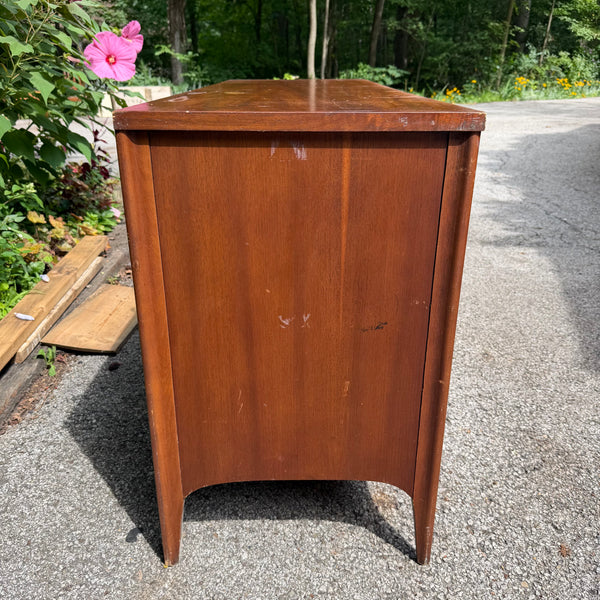 Kent Coffey Perspecta Mid-Century Walnut & Rosewood Six-Drawer Dresser