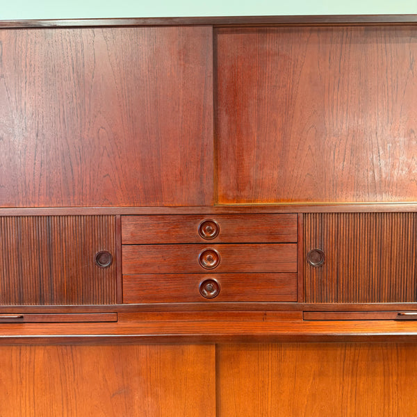 MCM Teak Hutch / Dry Bar