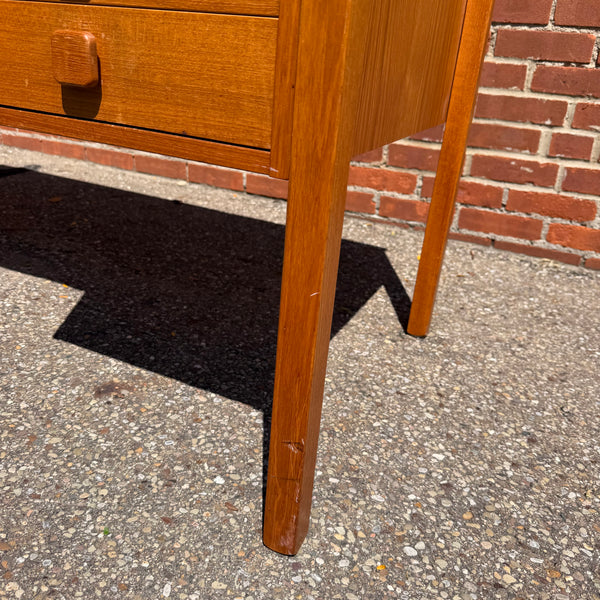 Domino Møbler Danish Modern Teak Executive Desk | Mid Century Modern Partner’s Writing Desk
