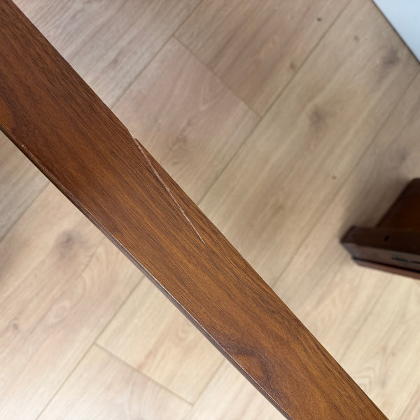 Mid Century Modern Harmony House Walnut Headboard and Footboard