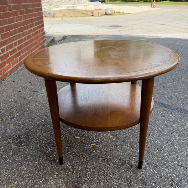 Lane Acclaim Round Side Table by Andre Bus Mid Century Modern
