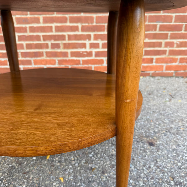 Lane Acclaim Round Side Table by Andre Bus Mid Century Modern