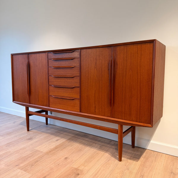 MCM Danish Modern Teak Highboard