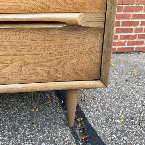 Mid-Century Modern Walnut 5-Drawer Chest