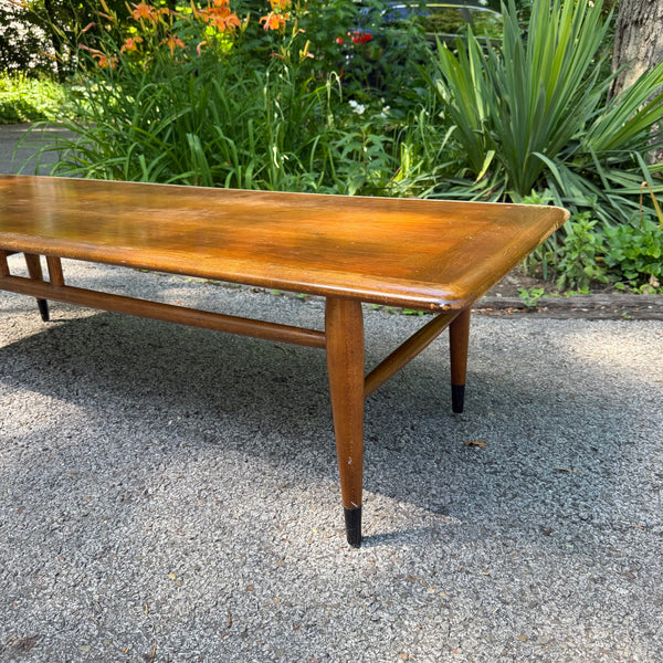Mid Century Modern Lane Acclaim Rectangular Coffee Table by Andre Bus