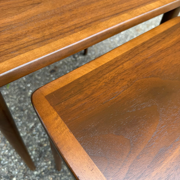 Swedish Modern Teak Nesting Side Tables