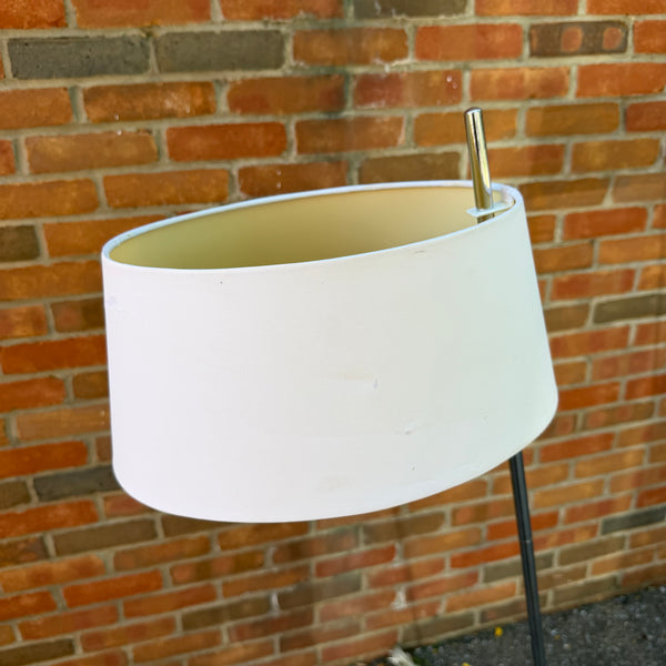 Pair of European Danish Chrome Floor Lamps | Sonneman Style