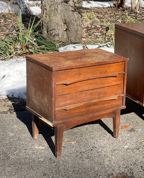 Vintage Walnut Nightstand