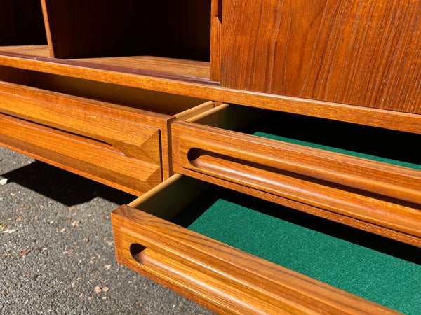 Vintage Johannes Andersen Danish Teak Highboard