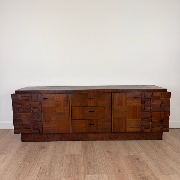 Vintage Brutalist Credenza