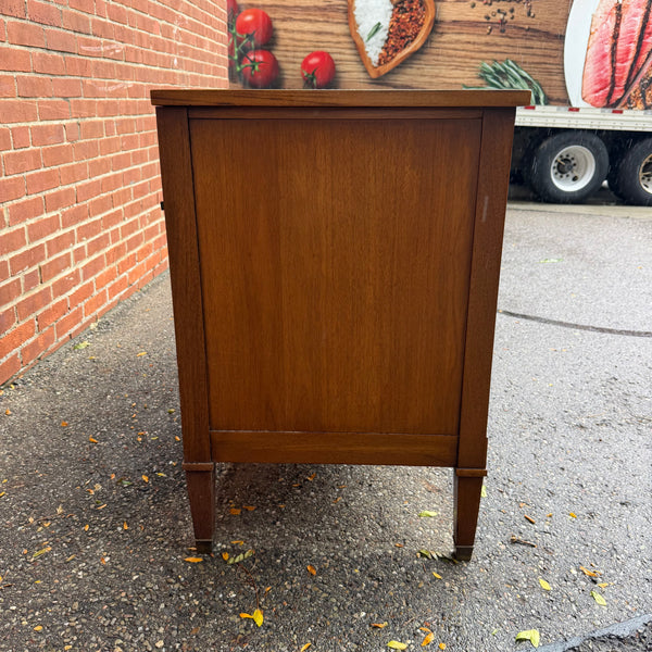 Mid-Century Modern Tambour Door Media Cabinet
