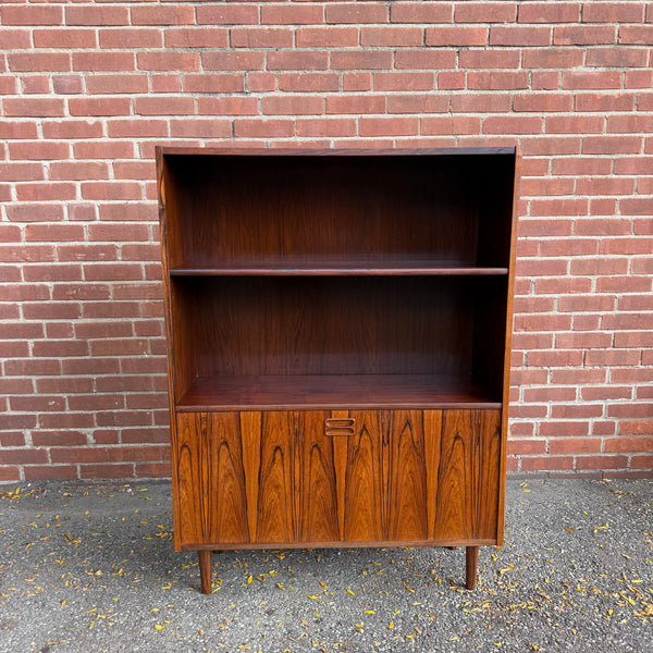 1960s Erik Brouer for Brouer Møbelfabrik Danish Rosewood Secretary Bookcase