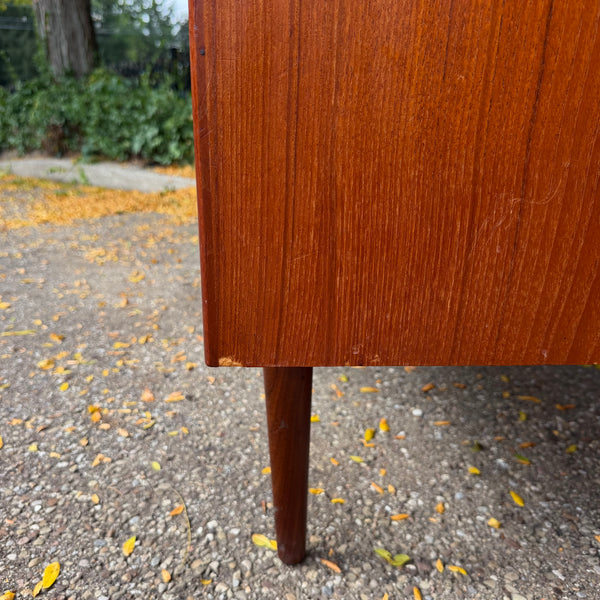 1960s Danish Modern Teak Secretary Desk Hutch by Sejling Skabe N.P. Nielsen