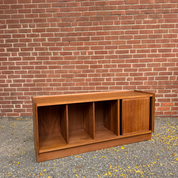 Merton Gershun for Dillingham Esprit Walnut Record Storage Bench