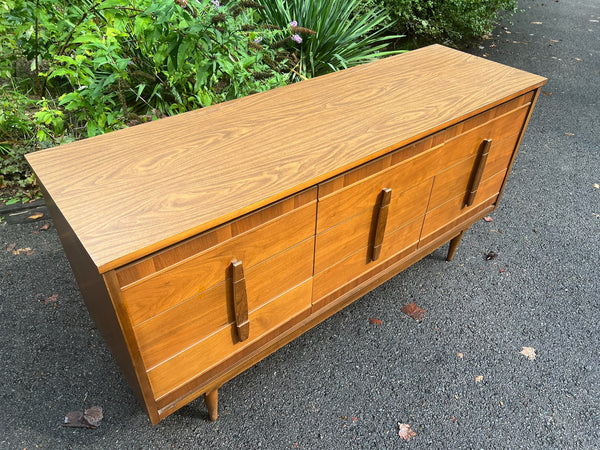 Vintage MCM Dresser and Mirror