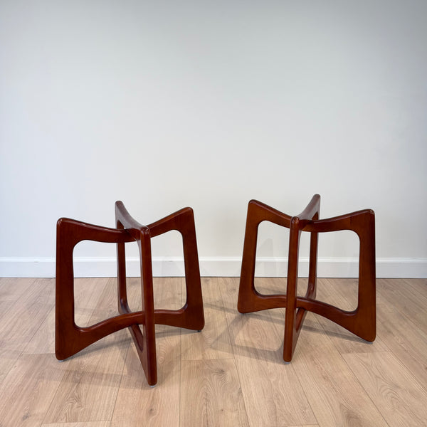 Pair of Adrian Pearsall for Craft Associates Walnut End Tables