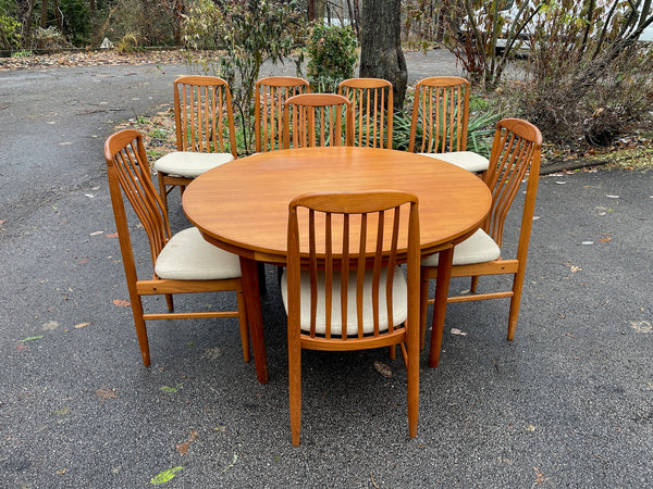Vintage Danish Teak “Flip Flap” Expandable Dining Set