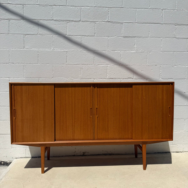 Teak Danish Modern Sideboard by Omann Jun