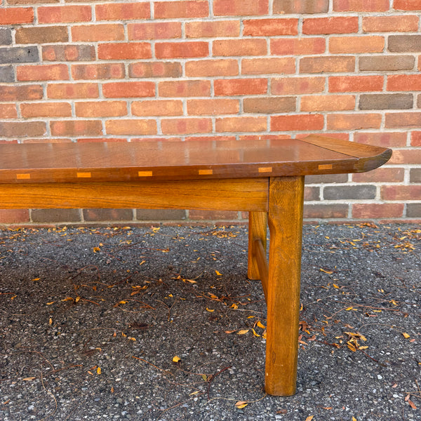Lane Mid-Century Modern Ming Style Walnut Coffee Table