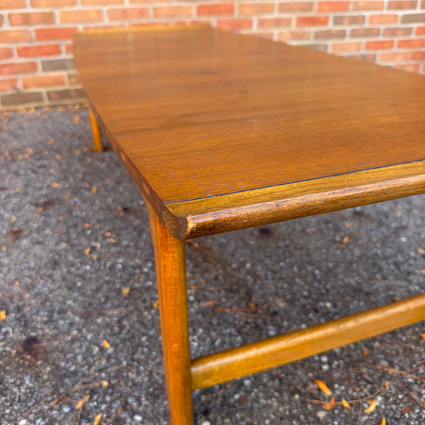 Lane Mid-Century Modern Ming Style Walnut Coffee Table