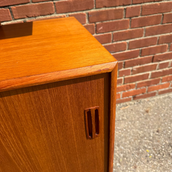 Mid-Century Modern Danish Teak  Two-Piece Sideboard and Hutch