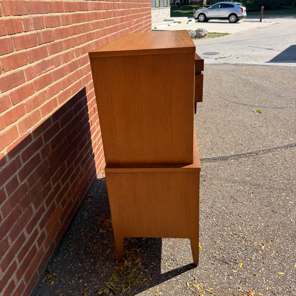 Broyhill Forward Mid-Century Modern Walnut Gentleman’s Chest