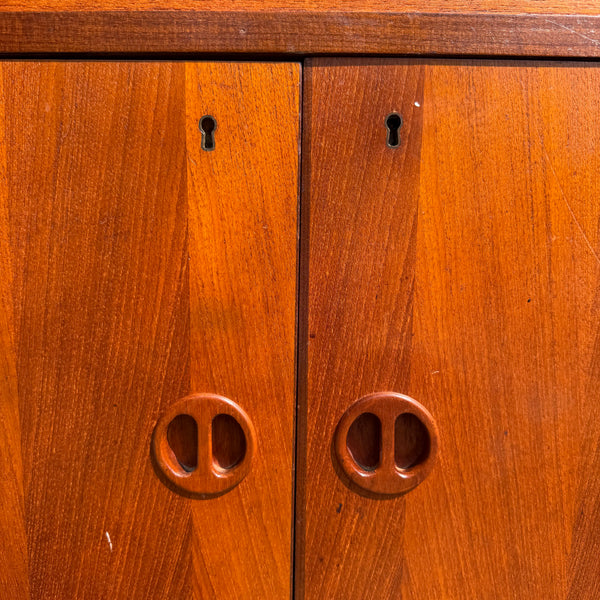 Danish Modern Teak Drop-Down “Varié” Bar by Arne Wahl-Iversen for IKEA