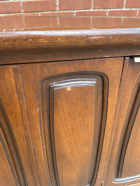Pair of Broyhill “Emphasis” Walnut End Tables Nightstands