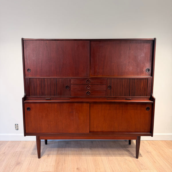 MCM Teak Hutch / Dry Bar