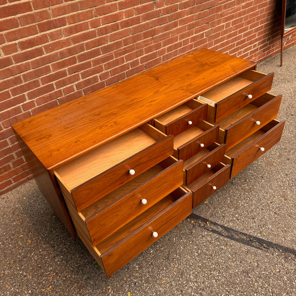 Drexel “Declaration” Walnut Bedroom Set by Kipp Stewart