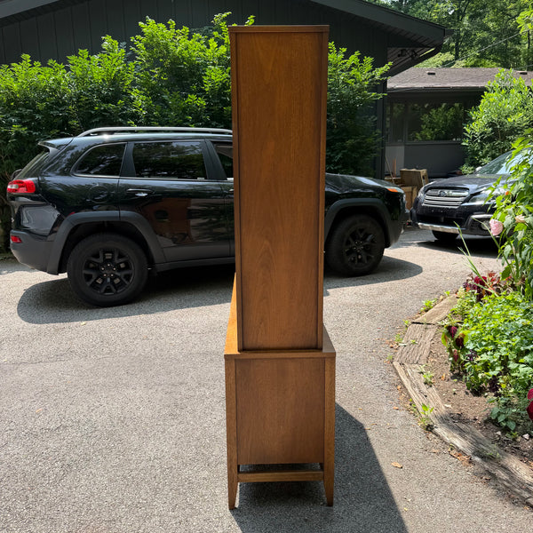 Broyhill Brasilia Walnut Room Divider / Display Cabinet