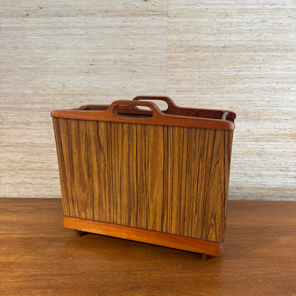 1960s Ernest Sohn for Siamese Teak and Rosewood Magazine Holder