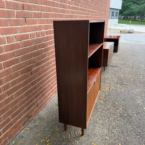 1960s Erik Brouer for Brouer Møbelfabrik Danish Rosewood Secretary Bookcase