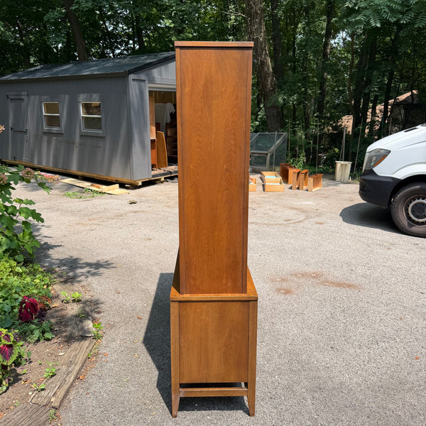 Broyhill Brasilia Walnut Room Divider / Display Cabinet