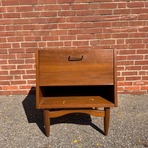 Merton Gershun for American of Martinsville Dania Walnut Nightstand