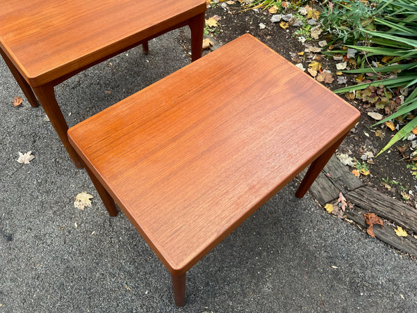 Pair of Vintage Danish Teak Side Tables