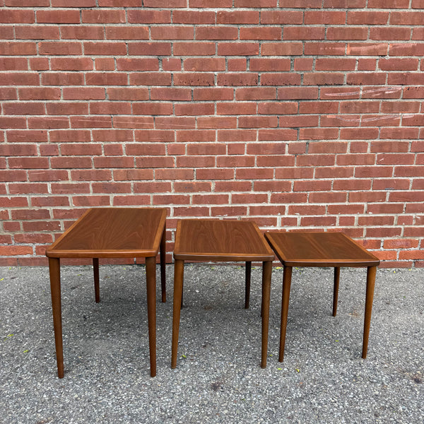 Swedish Modern Teak Nesting Side Tables