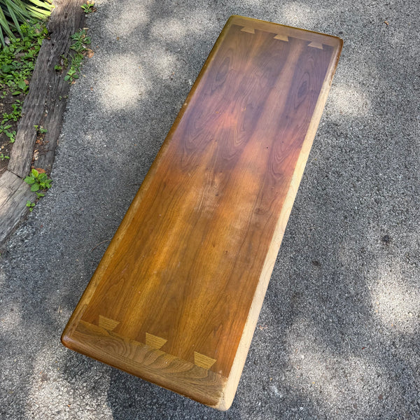 Mid Century Modern Lane Acclaim Rectangular Coffee Table by Andre Bus