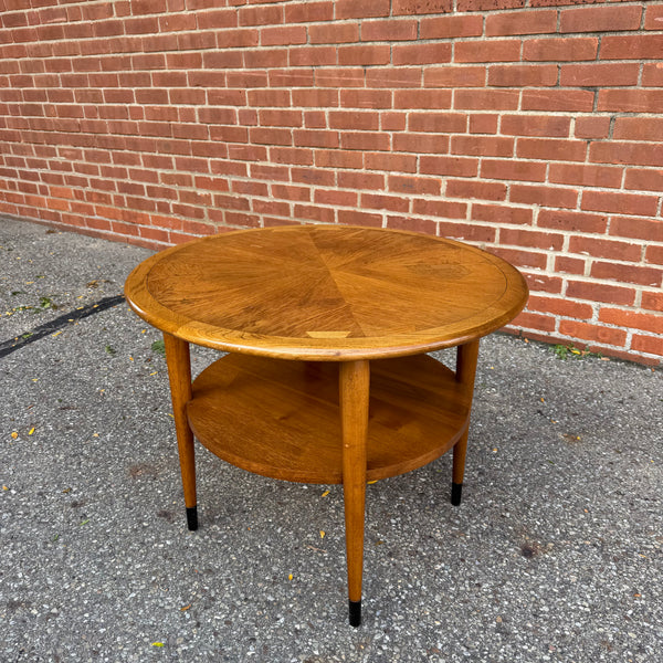 Lane Acclaim Round Side Table by Andre Bus Mid Century Modern