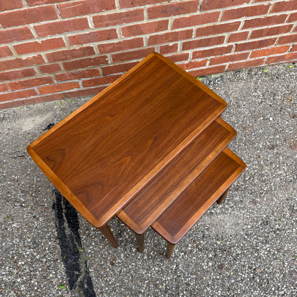 Swedish Modern Teak Nesting Side Tables
