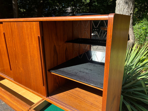 Vintage Johannes Andersen Danish Teak Highboard